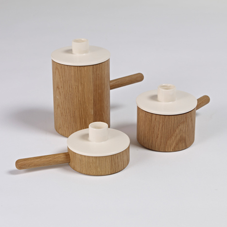 Another Ceramic Candlestick by Marie Dessuant for Another Country Another Ceramic Candlestick by Marie Dessuant for Another Country