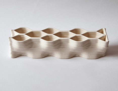 Building Bytes 3D printed bricks by Brian Peters