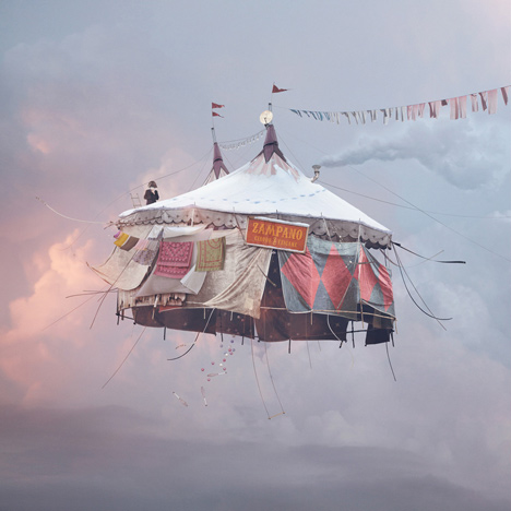 Flying Houses by Laurent Chéhère Flying Houses by Laurent Chéhère