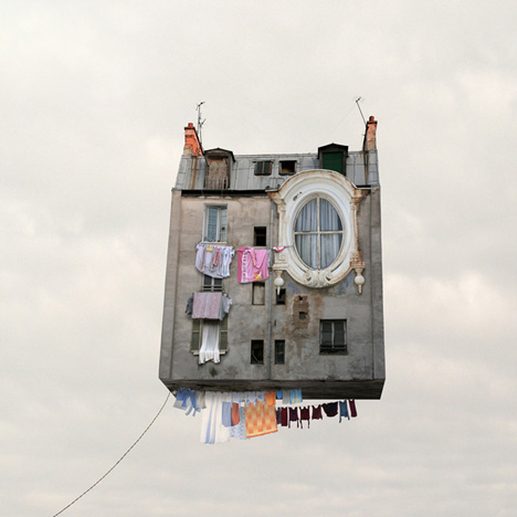 Flying Houses by Laurent Chéhère Flying Houses by Laurent Chéhère