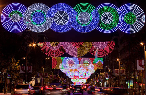 Madrid Christmas Lights by Teresa Sapey