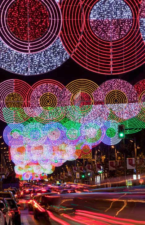 Madrid Christmas Lights by Teresa Sapey