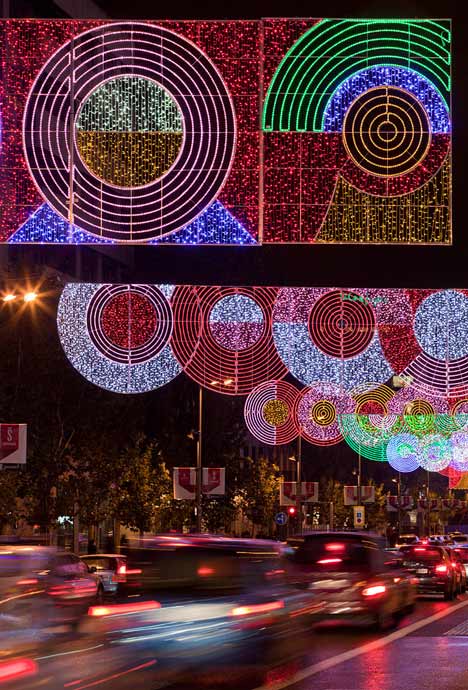 Madrid Christmas Lights by Teresa Sapey