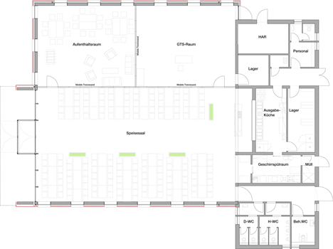 Salmtal Secondary School Canteen by SpreierTrenner Architekten Salmtal Secondary School Canteen by SpreierTrenner Architekten