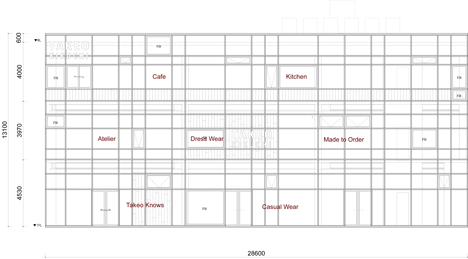 Takeo Kikuchi Shibuya by Schemata Architects