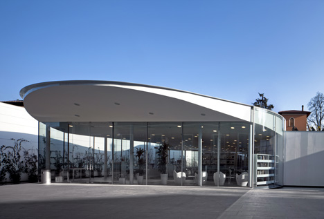 New Town Library in Maranello by Arata Isozaki and Andrea Maffei New Town Library in Maranello by Arata Isozaki and Andrea Maffei