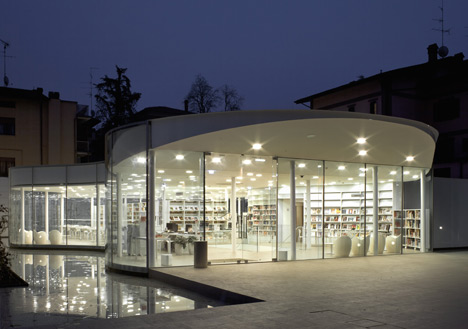 New Town Library in Maranello by Arata Isozaki and Andrea Maffei New Town Library in Maranello by Arata Isozaki and Andrea Maffei