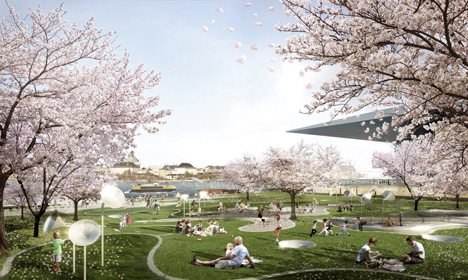 Blue Plan for Copenhagen Harbour by Tredje Natur and PK3 Blue Plan for Copenhagen Harbour by Tredje Natur and PK3