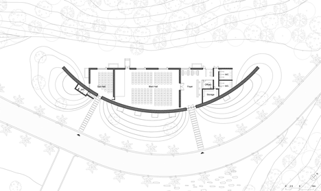 Dailai Conference Hall by Vo Trong Nghia