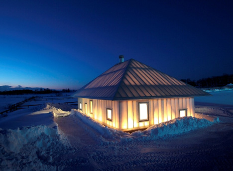 Meme Meadows Experimental House by Kengo Kuma and Associates