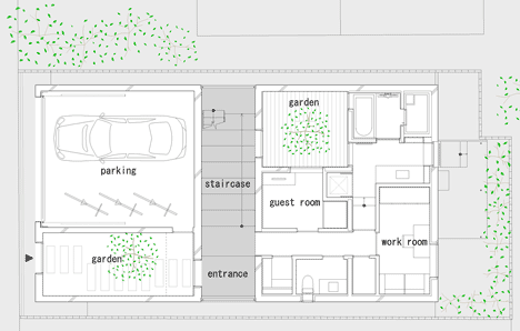 Takanawa House by Hiroyuki Ito Takanawa House by Hiroyuki Ito
