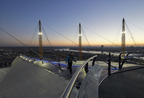 Up at the O2 by Rogers Stirk Harbour + Partners Up at the O2 by Rogers Stirk Harbour + Partners