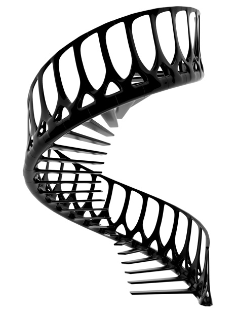 Vertebrae Staircase by Andrew McConnell Vertebrae Staircase by Andrew McConnell