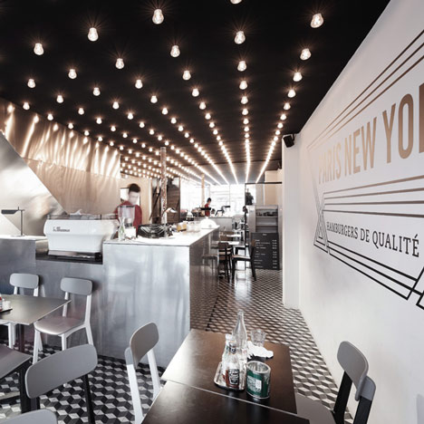 Paris New-York restaurant by CUT Architectures Paris New-York restaurant by CUT Architectures