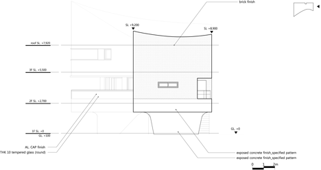 The Curving House by JOHO Architecture