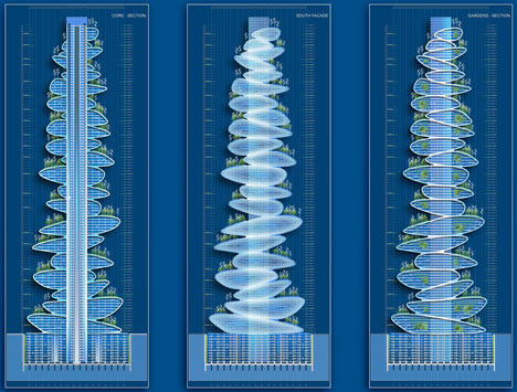 Asian Cairns by Vincent Callebaut