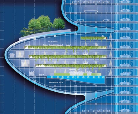 Asian Cairns by Vincent Callebaut