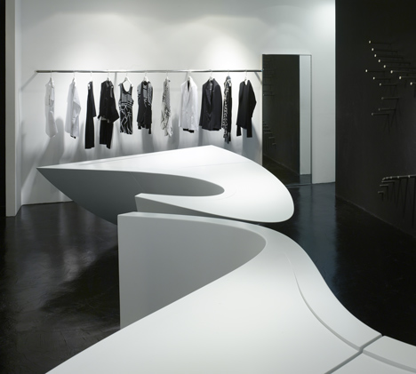 Neil Barrett Shop in Shop by Zaha Hadid Architects Neil Barrett Shop in Shop by Zaha Hadid Architects