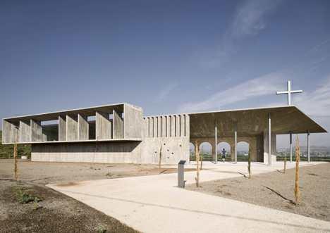 Shrine of the Virgin of La Antigua by Otxotorena Arquitectos Shrine of the Virgin of La Antigua by Otxotorena Arquitectos
