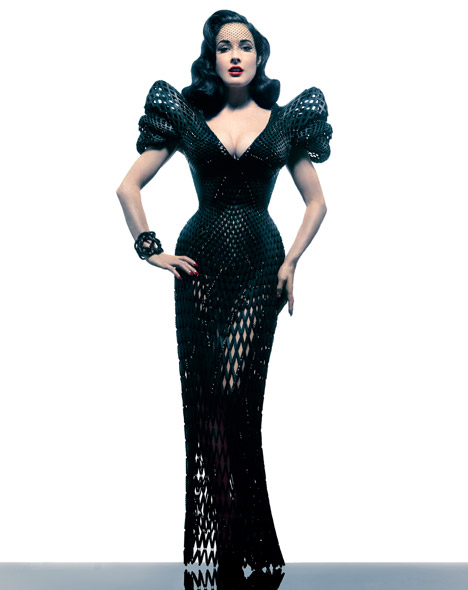 3D-printed dress by Michael Schmidt and Francis Bitonti 3D-printed dress by Michael Schmidt and Francis Bitonti