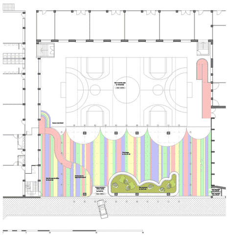 Elevated Sports Court by Guzmán de Yarza Blache Elevated Sports Court by Guzmán de Yarza Blache