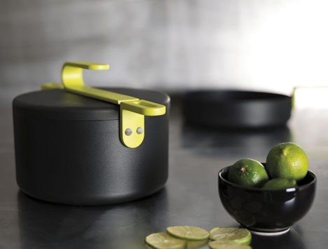 Hook pans by Karim Rashid for TVS