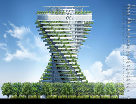Agora Garden by Vincent Callebaut Architectures