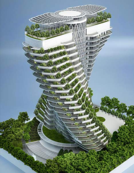 Agora Garden by Vincent Callebaut Architectures