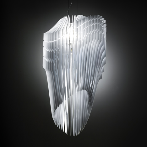 Aria and Avia lamps by Zaha Hadid for Slamp