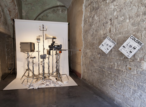 Colors News Machine by Jonathan Chomko of Fabrica Colors News Machine by Jonathan Chomko of Fabrica