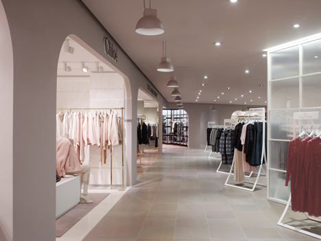 La Rinascente womenswear department by Nendo La Rinascente womenswear department by Nendo
