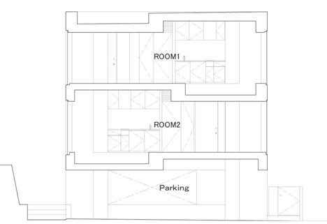 Motoazabu Apartment sYms by Kiyonobu Nakagame