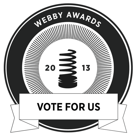 Dezeen nominated for Webby Award Dezeen nominated for Webby Award