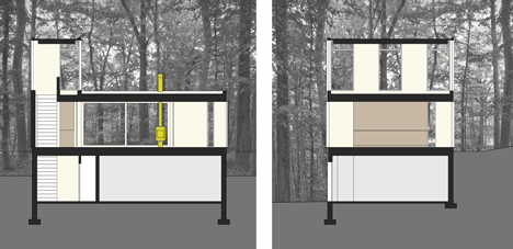 Stacked Cabin by Johnsen Schmaling Architects Stacked Cabin by Johnsen Schmaling Architects