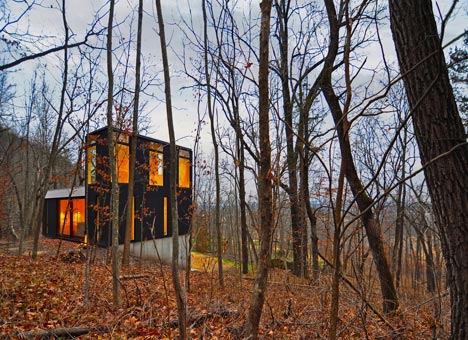 Stacked Cabin by Johnsen Schmaling Architects Stacked Cabin by Johnsen Schmaling Architects