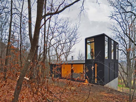 Stacked Cabin by Johnsen Schmaling Architects Stacked Cabin by Johnsen Schmaling Architects