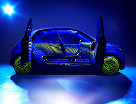 Twin'Z concept car by Ross Lovegrove for Renault