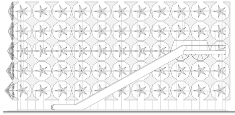 Umbrella Facade for the Madrid Pavilion by 3Gatti Architecture Studio Umbrella Facade for the Madrid Pavilion by 3Gatti Architecture Studio