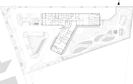 Morangis Retirement Home by Vous Êtes Ici Architectes