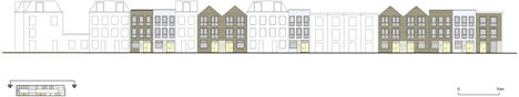 Houses in Molenplein by Tony Fretton Architects Houses in Molenplein by Tony Fretton Architects