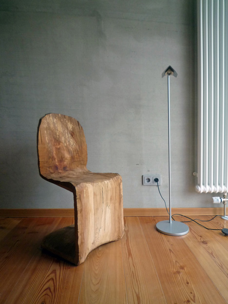 Wooden Panton by Matthias Brandmaier