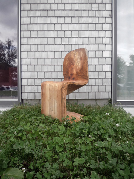 Wooden Panton by Matthias Brandmaier