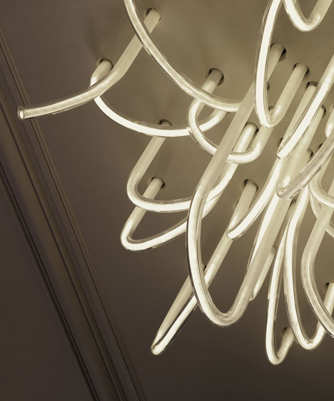 Les Cordes chandelier by Mathieu Lehanneur for Chateau Borely Les Cordes chandelier by Mathieu Lehanneur for Chateau Borely