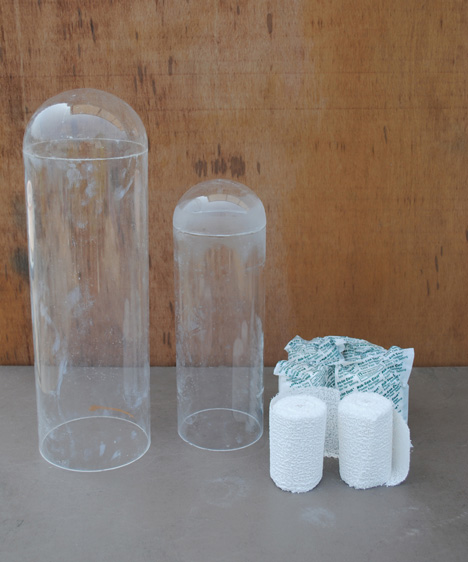 GIBS light made of bandages by Juyoung Kim