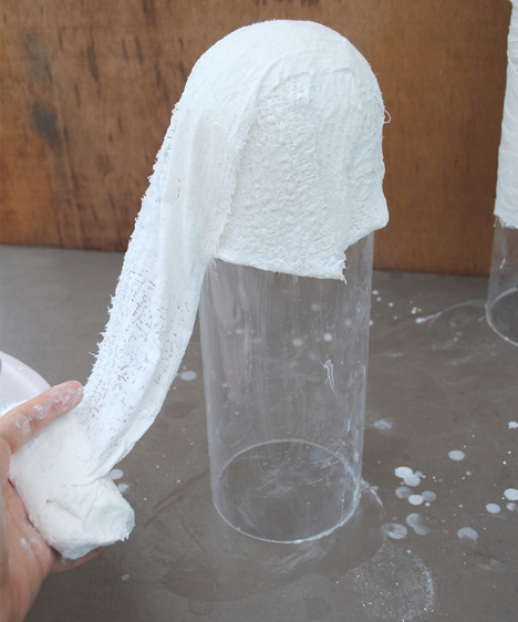 GIBS light made of bandages by Juyoung Kim