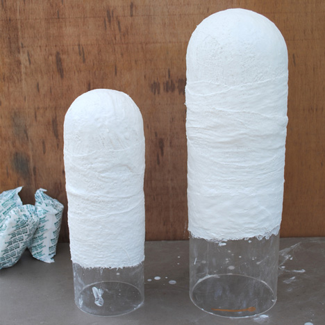 GIBS light made of bandages by Juyoung Kim