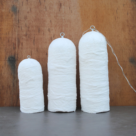GIBS light made of bandages by Juyoung Kim