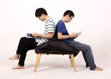 The Holding-breath Chair by Ray Jiao & Yi Wang