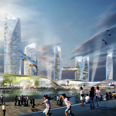 Tongzhou Central Business District by UNStudio
