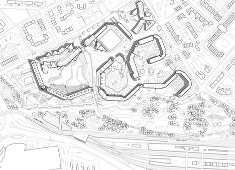 Park Hill Phase 1 by Hawkins Brown and Studio Egret West